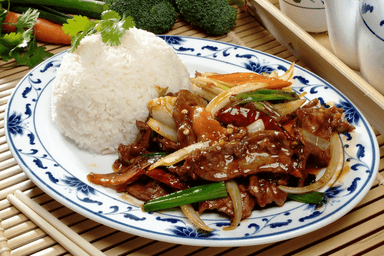 69. Mongolian Beef with Rice