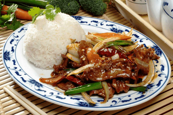 69. Mongolian Beef with Rice